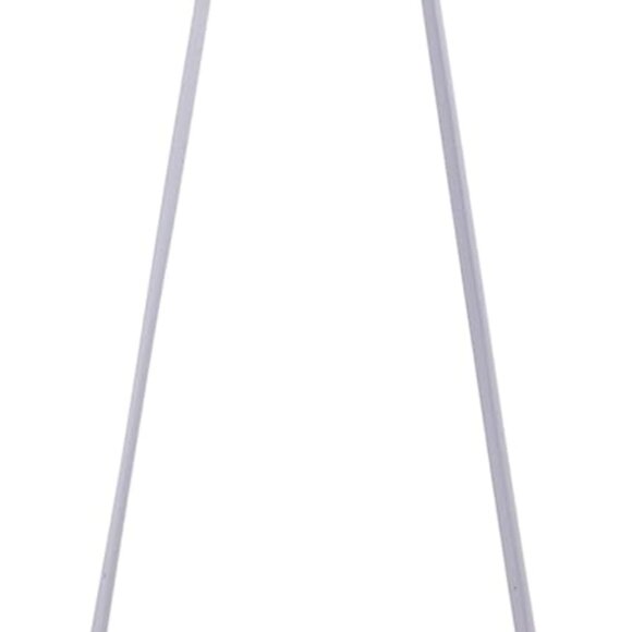 Ladies Lavender Sculpted Buckle Half Moon Crossbody Bag with Zipper - Picture 5 of 5